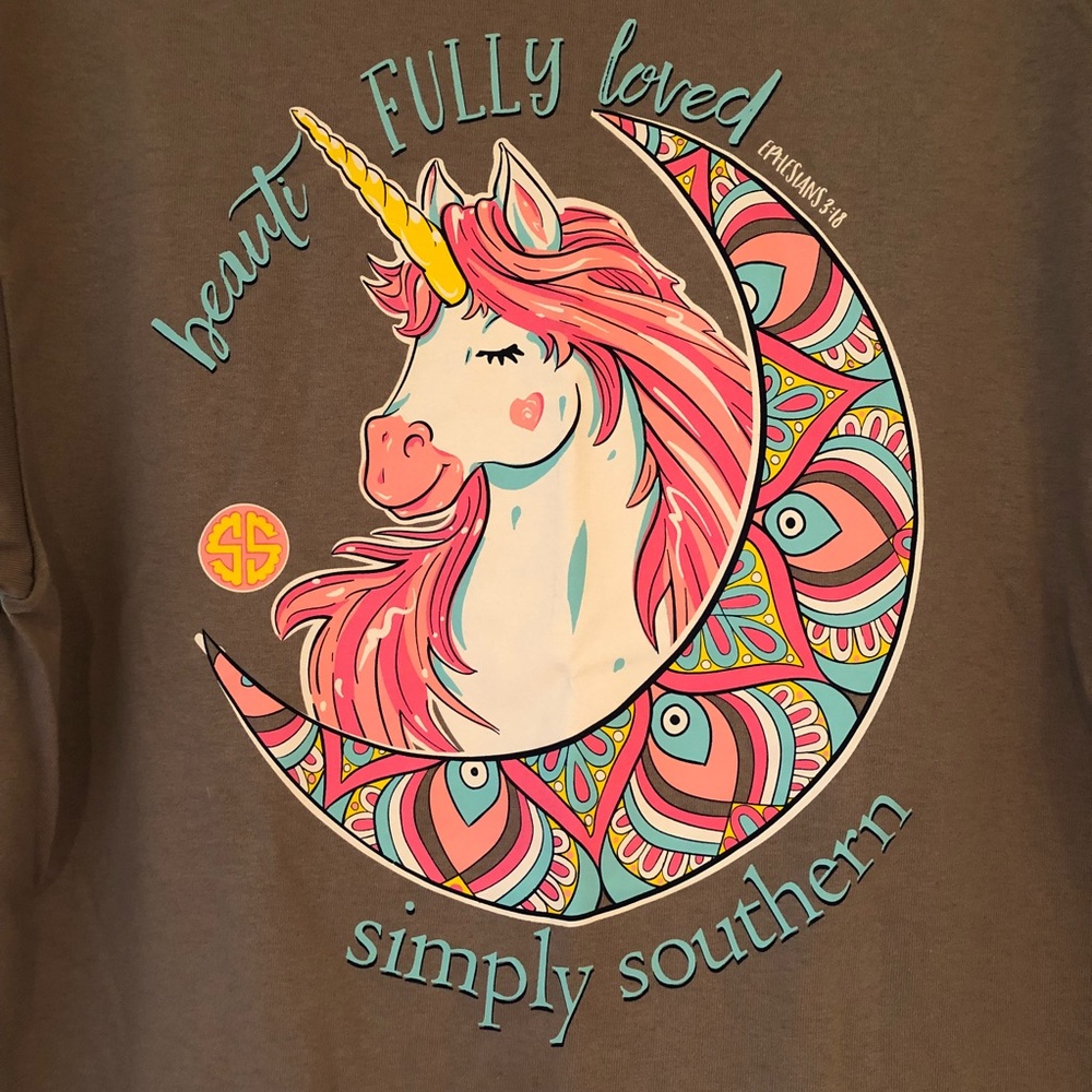 Simply Southern Unicorn T Shirt
